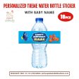 Nemo and Dory Theme Water Bottle Sticker Online Sale