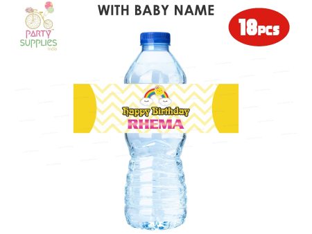 Sunshine Girl Theme Water Bottle Sticker Online Sale