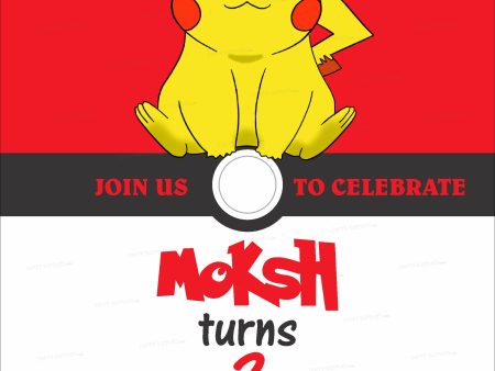 Pokemon Theme Invite Hot on Sale