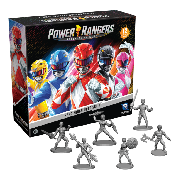 Power Rangers: Roleplaying Game Hero Miniatures Set 1 For Discount