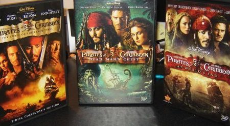 PIRATES OF THE CARIBBEAN TRILOGY (CURSE OF THE BLACK PEARL   DEAD MAN S CHEST   AT WORLD S END) Supply